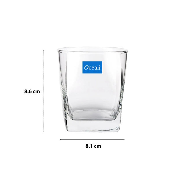 Ocean Plaza Whisky Glass Set (295ml, 6Pcs)