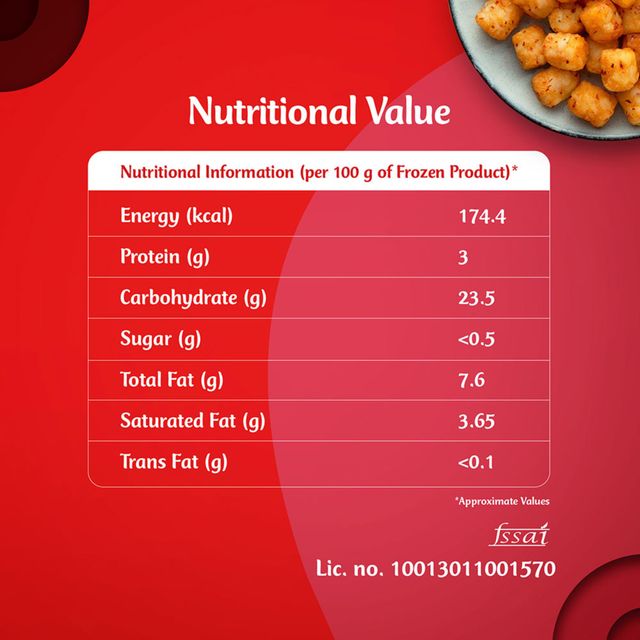 Hellmann'S Veg Mayonnaise(85gms) & Mccain Chilli Garlic Potato Bites Crunchy Potato Nuggets(420gms) Combo