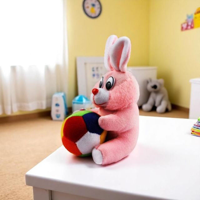 Babique Rabbit Ball Stuffed Soft Toy For Kids| 19 cm - Assorted