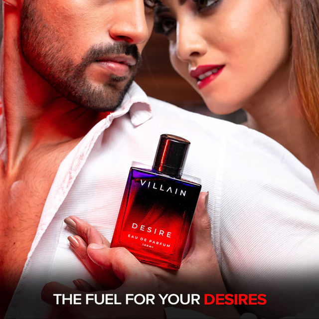 Villain Desire Eau De Parfum With Vanilla Amber And Patchouli