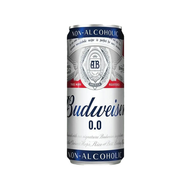 Budweiser 0 Non Alcoholic Beer Can 330 ml Combo