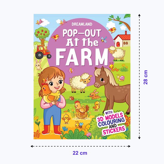 Dreamland Pop- Out Books Pack- 5 Books - Activity Book for children| Gift Pack | Books for Kid | Gift for kid, 5 Pages