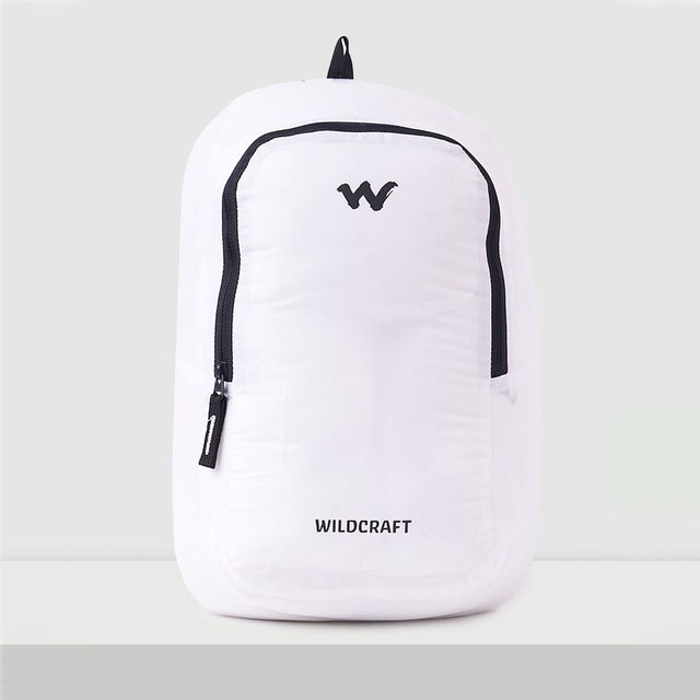 Wildcraft Unisex Polyester 15 L Backpack | Black and White