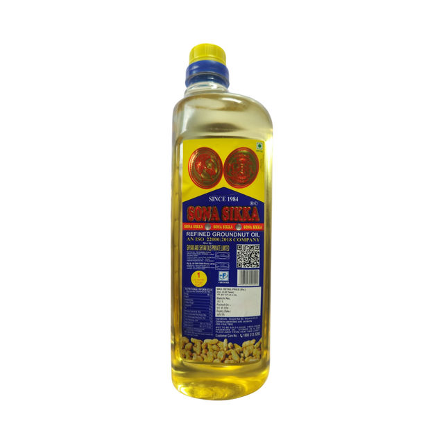 Sona Sikka Refined Groundnut Oil Bottle