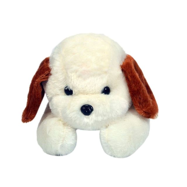 Sterling Dog Plush Soft Toy For Kids (6411) | 2 Months+ | 26 cm - White
