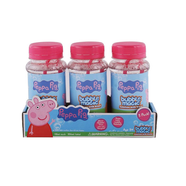 Bubble Magic 118 Ml Solution With Wand - Peppa Pig