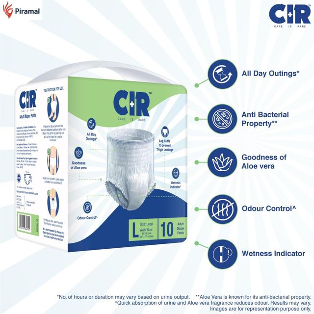 CIR Adult Diaper ( Pants, L , 90-120 cm)