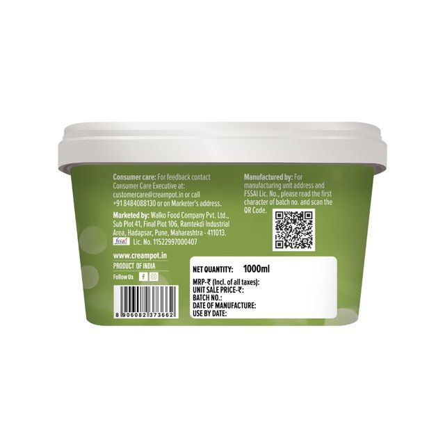 Cream Pot Dry Fruit Delight Tub