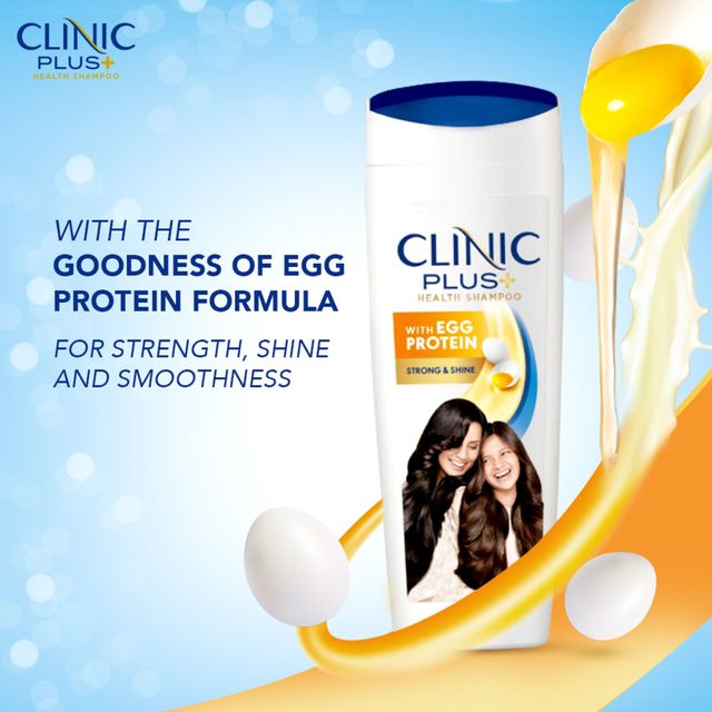 Clinic Plus Strength & Shine Shampoo With Egg Protein