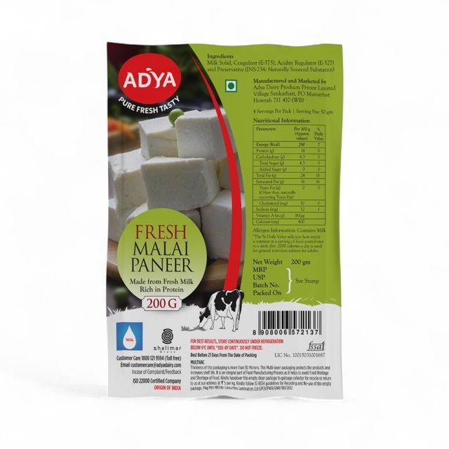 Adya Fresh Malai Paneer
