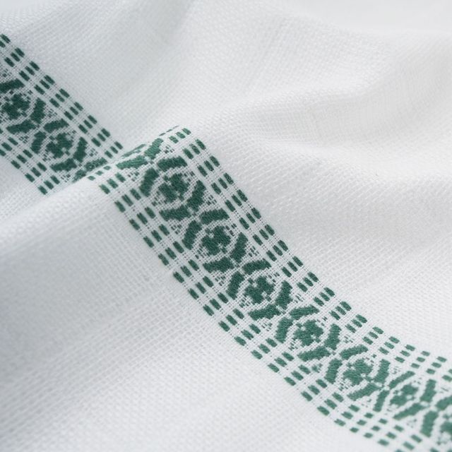 Thirsty Towel by Doctor Towels Double Cloth Cotton Bath Towel | 60 X 120 cm | 150 GSM - Green