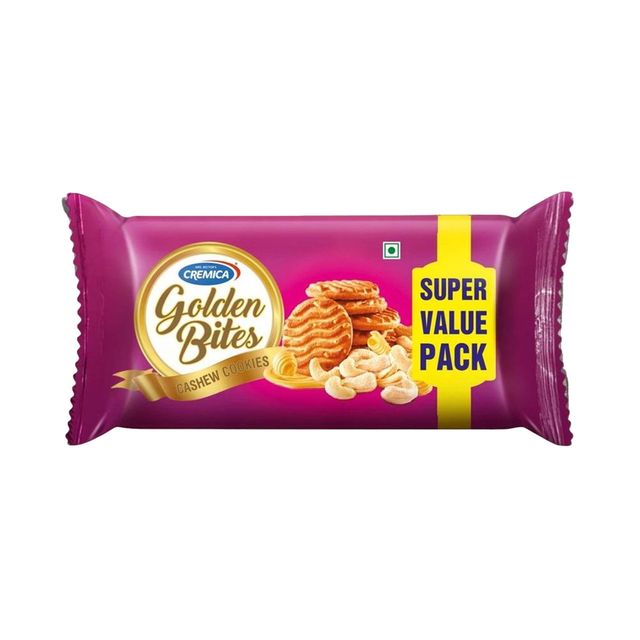 Cremica Golden Cashew Dry Fruit Biscuits | Cholesterol-free