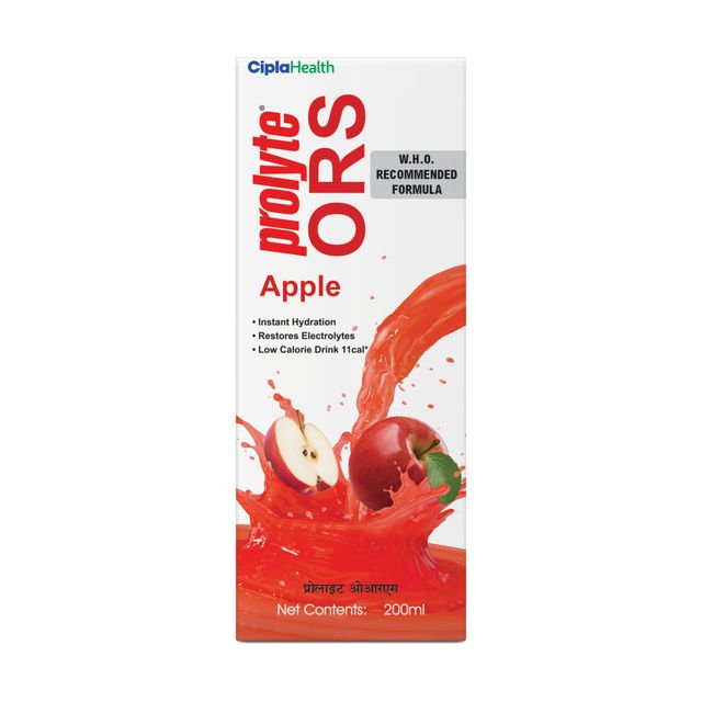 Cipla Prolyte (ORS) Apple Liquid