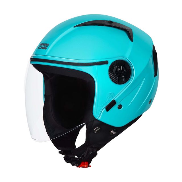 Studds Vogue Open Face Motorcycle Helmet with Clear Visor |Pastel Green - L