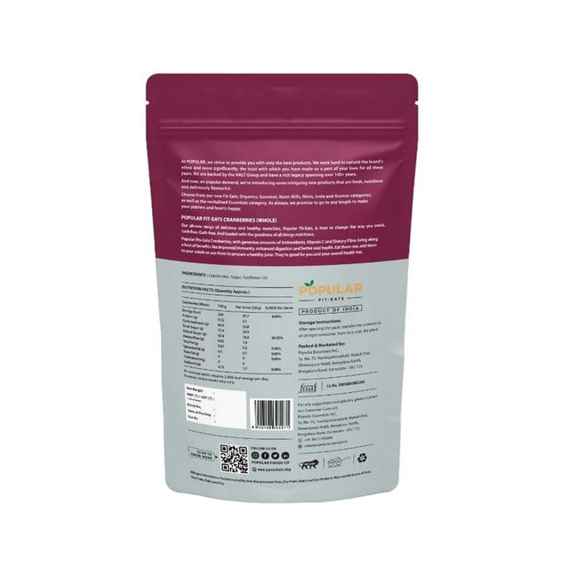 Popular Fit Eats Cranberry Whole