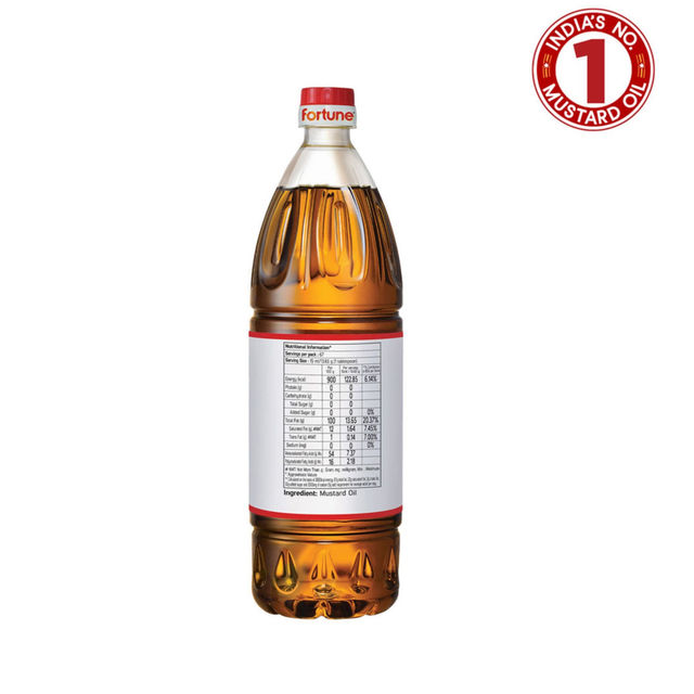 Fortune Kachi Ghani Mustard Oil (Bottle)(1l) & Fortune Xpert Pro Immunity (Pouch)(1l) Combo