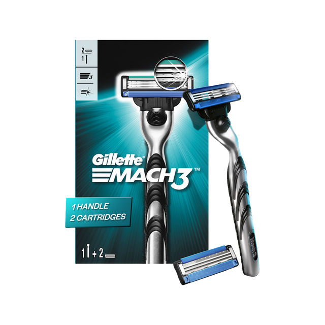 Gillette Mach3 Men's Razor with 2 Cartridges