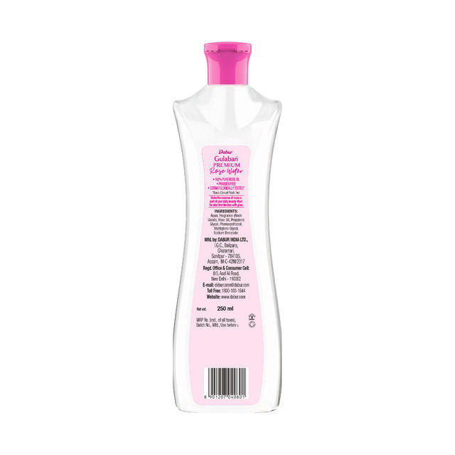 Dabur Gulabari Premium Rose Water (Paraben Free Skin Toner)