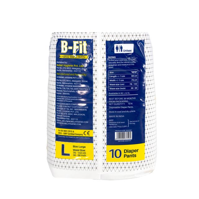 B-FIT Adult Diaper (Pant , L , 80-130 cm)