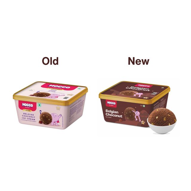 Hocco Belgian Choconut Ice Cream Tub
