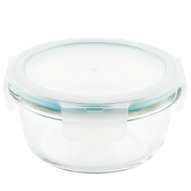 LocknLock Euro Round Bake and Store Container | Transparent - 380 ml
