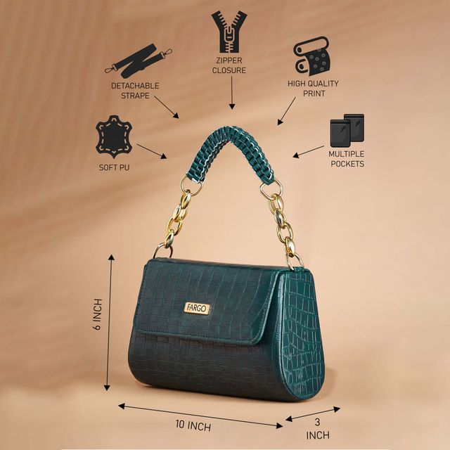 Fargo Women's Fancy Sling Bag | Green