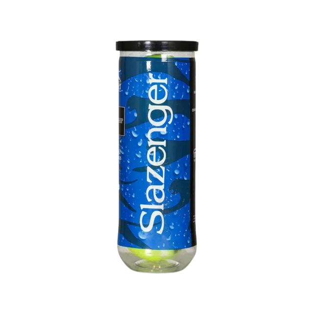 Vector X Slazenger Championship Tennis Balls Standard Size 1 Can 3 Balls | Yellow Pack Of 3