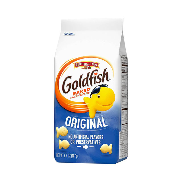Pepperidge Farm Gold Fish Original Salted Plain Crackers | Artificial Flavour-free and Preservative-free