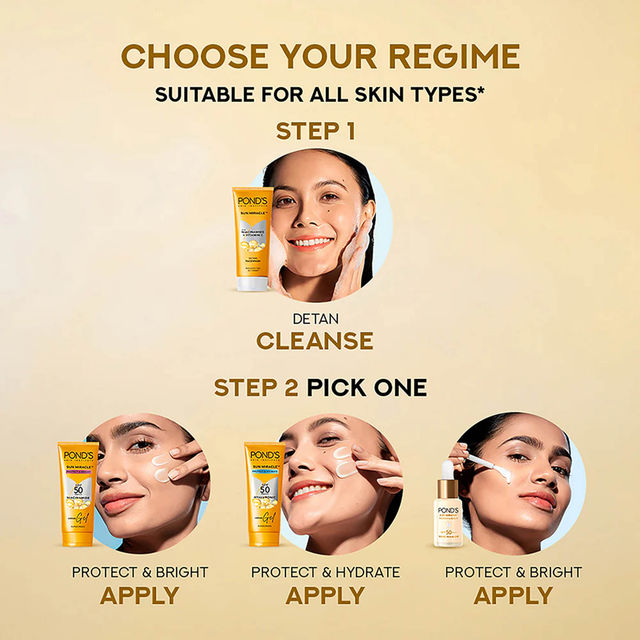 Pond's Detan Facewash, With Niacinamide & Vitamin C, Reduces Tan In 7 Days, For All Skin Types