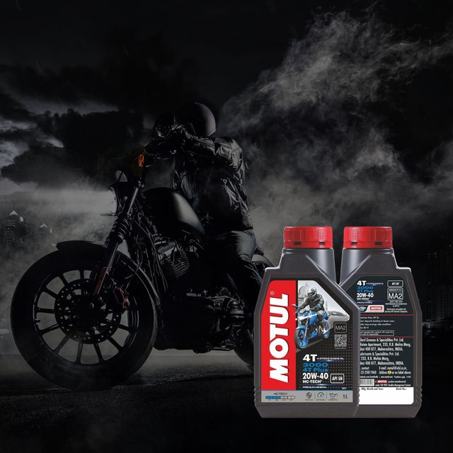 Motul 3000 4T Plus 20W40 API SN HC Tech Engine Oil for Bikes | 1L