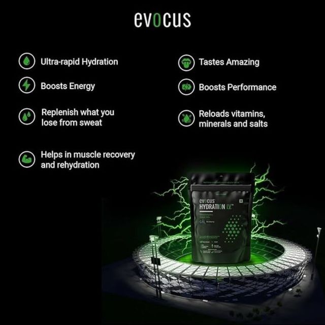 Evocus Organic Blueberry Electrolytes Mix Powder