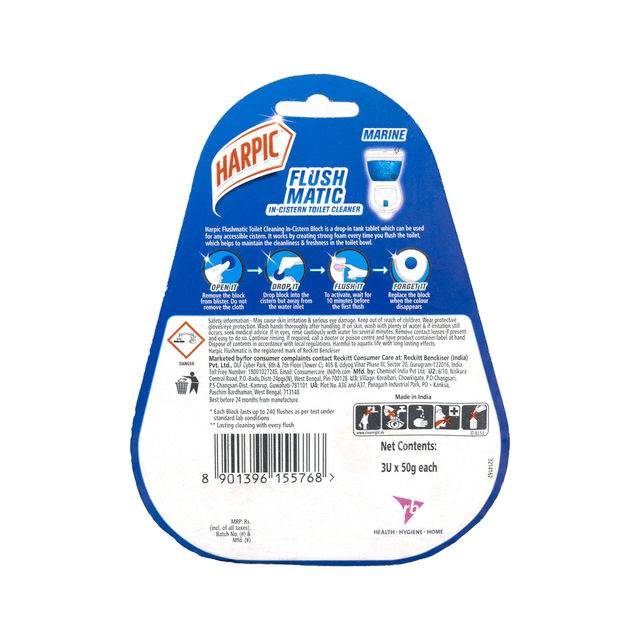 Harpic Flushmatic Marine Toilet Cleaner Blocks