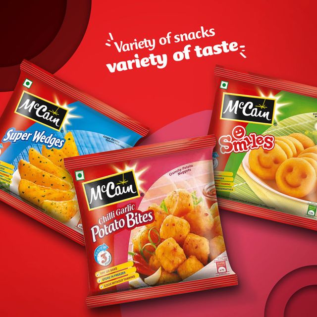 Hellmann'S Veg Mayonnaise(85gms) & Mccain Chilli Garlic Potato Bites Crunchy Potato Nuggets(420gms) Combo