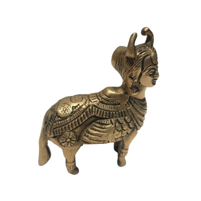 Devnidhii Kamdhenu Maa in Brass Design 2