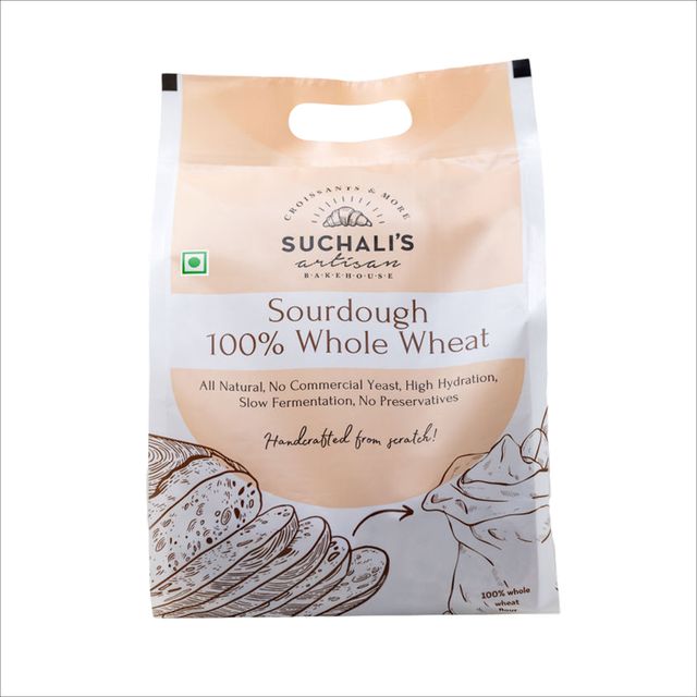 Suchali'S Artisan Bakehouse 100% Whole Wheat Sourdough (Pouch)