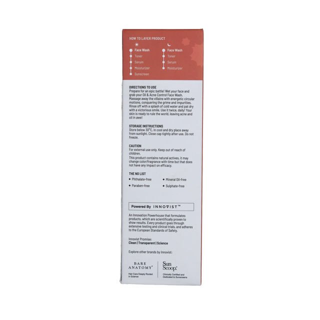 Chemist At Play Oil & Acne Control Face Wash