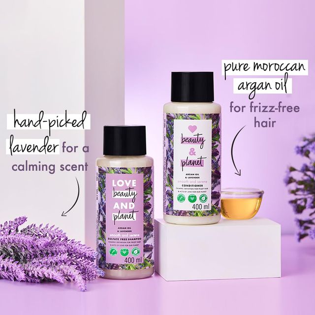 Love Beauty & Planet Argan Oil and Lavender Paraben Free Smooth and Serene Conditioner