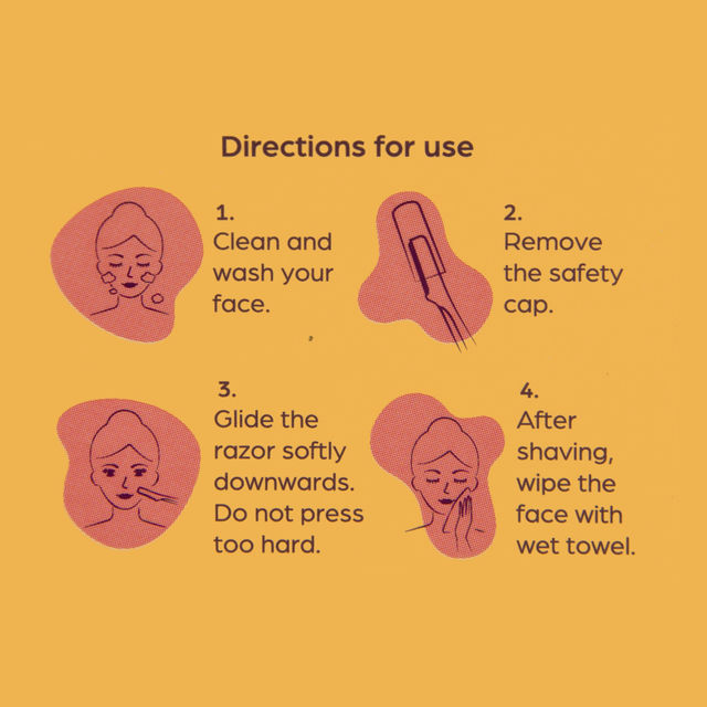 Sanfe Reusable Eyebrow Touch Up Face Razor