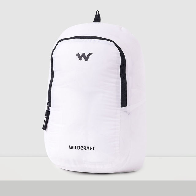 Wildcraft Unisex Polyester 15 L Backpack | Black and White