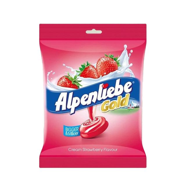 Alpenliebe Gold Cream Strawberry Candy