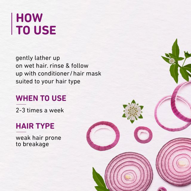 Plum Onion And Biotin Sulphate-Free & Paraben-Free Shampoo