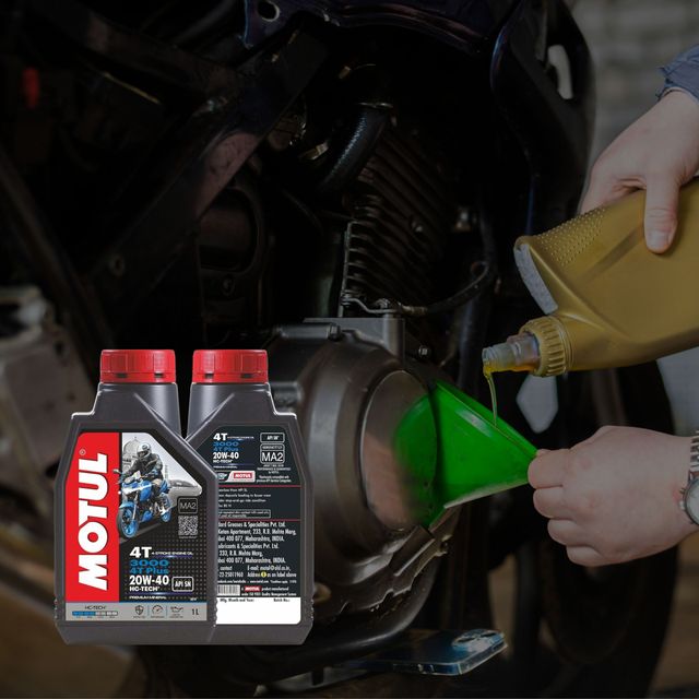 Motul 3000 4T Plus 20W40 API SN HC Tech Engine Oil for Bikes | 1L