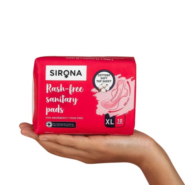 Sirona Cottony Soft Rash Free XL Sanitary Pads