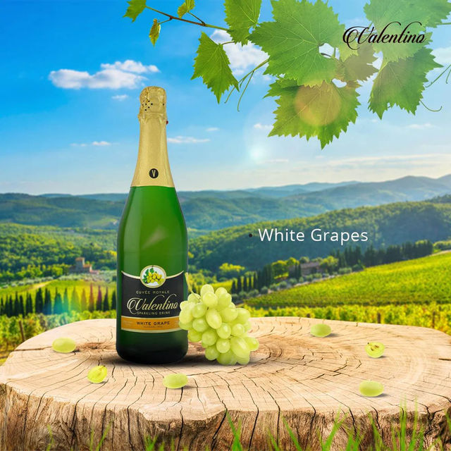 Valentino Imported White Grape Sparkling Juice