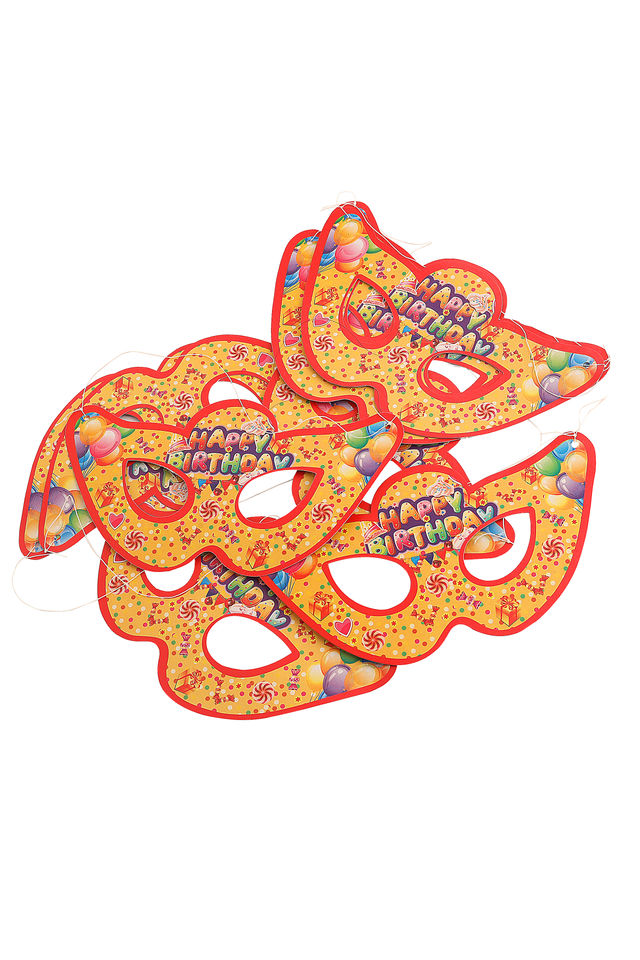 Party Eye Mask Assorted Design (Paper)
