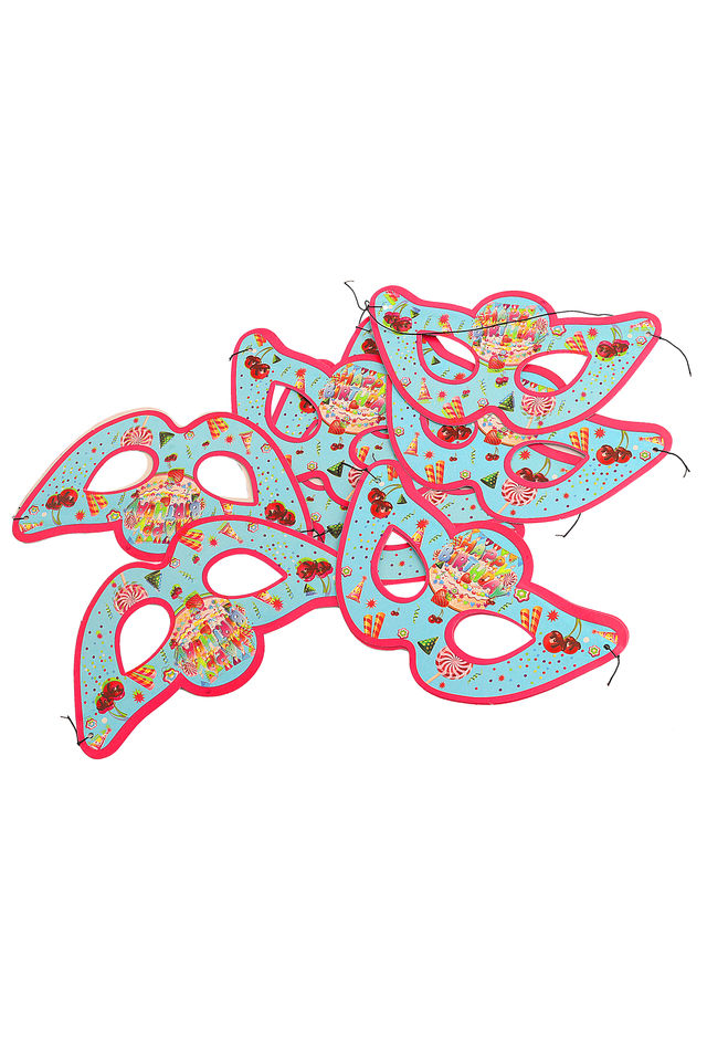 Party Eye Mask Assorted Design (Paper)