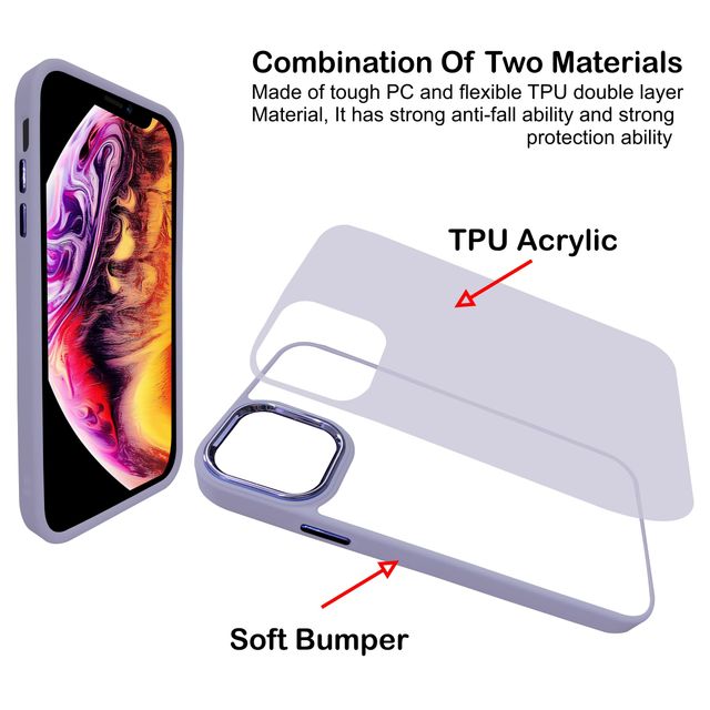 Artistque Case for Iphone 12 Back Cover colored Frosted Stylish Cover