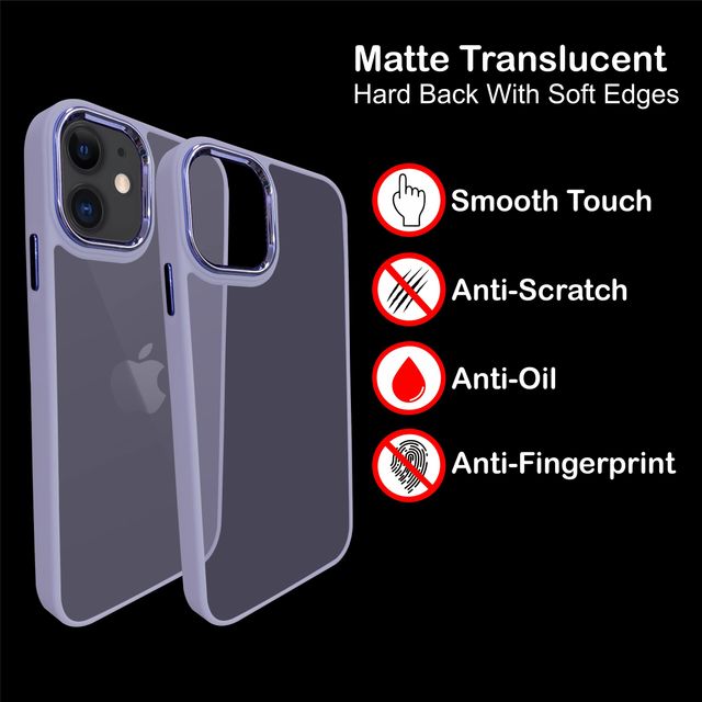 Artistque Case for Iphone 12 Back Cover colored Frosted Stylish Cover