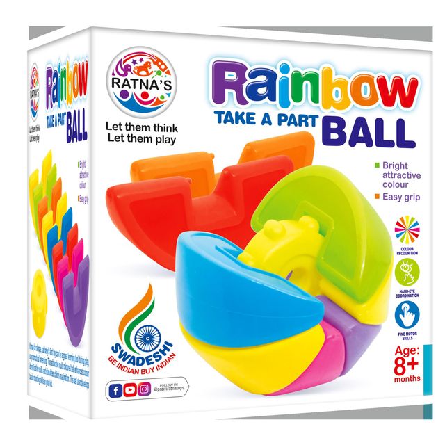 Ratna's Rainbow Take A Part Ball