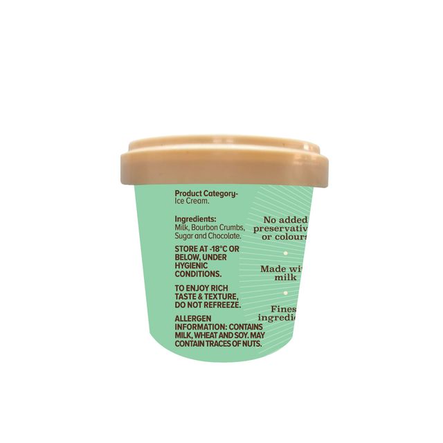 NIC Britannia Bourbon Ice Cream Tub